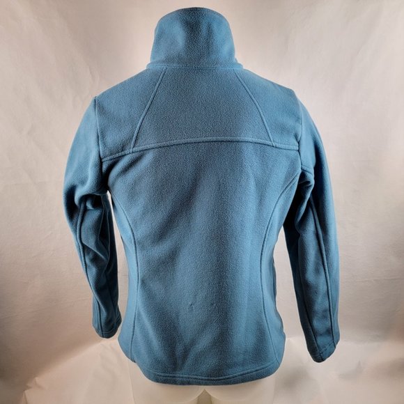 Columbia Jacket Womens Blue Fleece Full Zip Pockets Outdoors Gorpcore Light - Picture 7 of 10